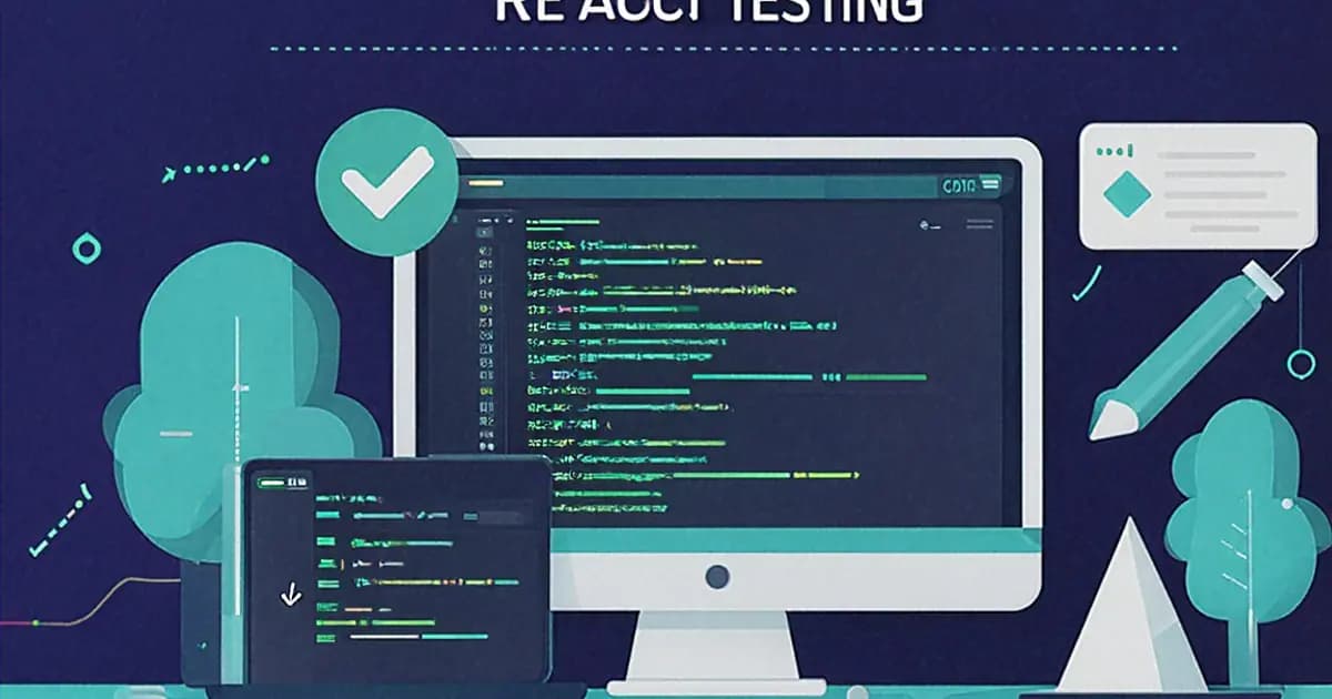 Frontend Testing โ What to Actually Test and What's a Waste of Time