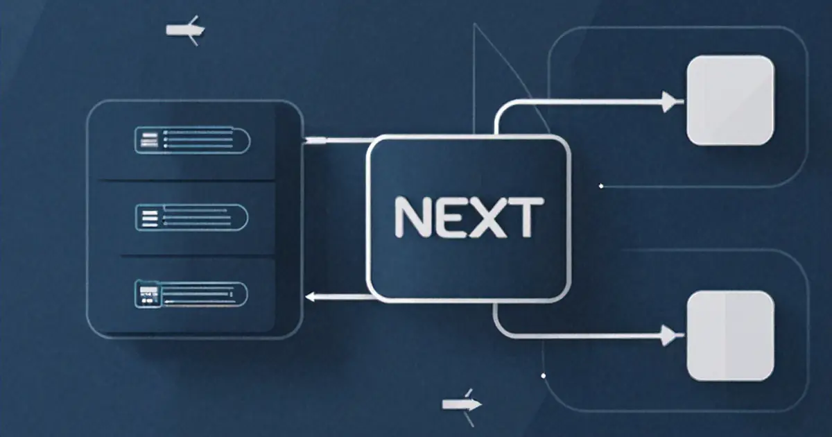 Next.js App Router architecture visualization